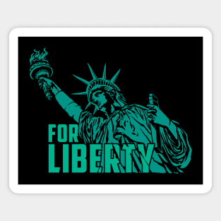 for liberty statue Magnet